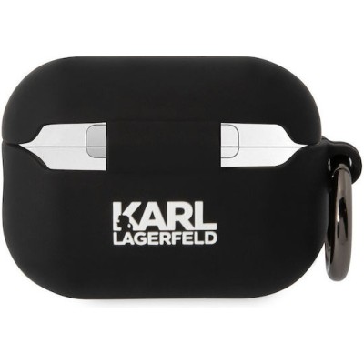 Karl Lagerfeld Choupette Head 3D Silicone Case Black (Apple AirPods Pro 2)